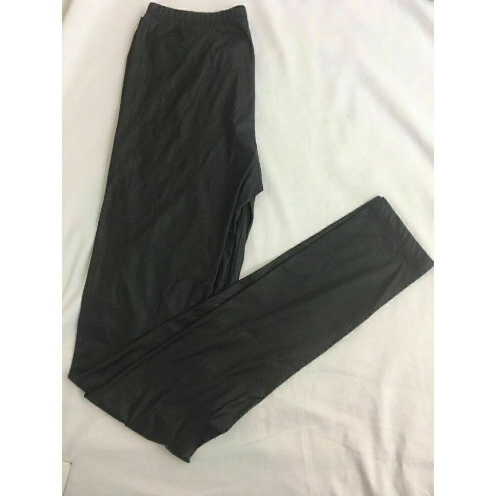 Paoloni Spa Faux Leather Full Length leggings